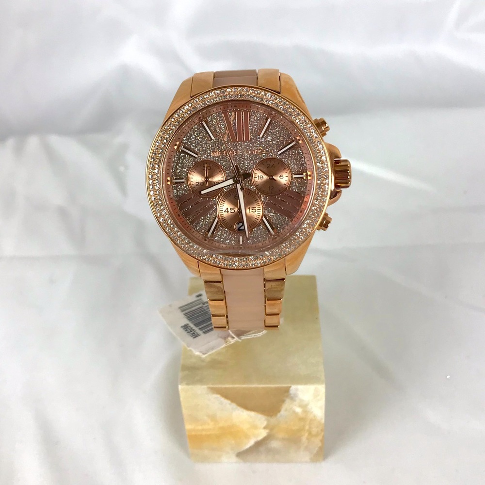 😍ROSE GOLD MK RHINESTONE WATCH 😍